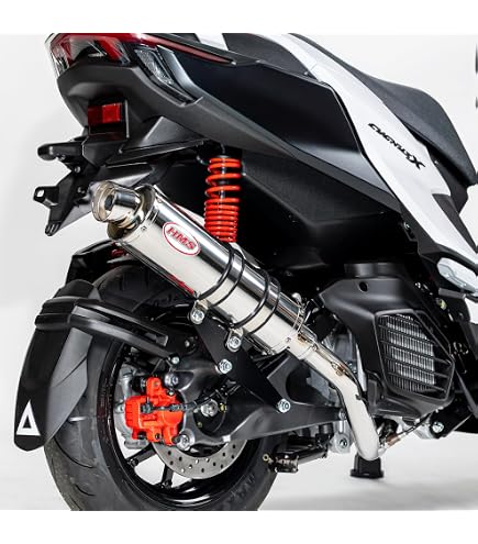 バイクマフラー(弾丸)、シグナス125パーツ、社外サスペンション Amazon | ヤマハ CYGNUS X 7型 8BJ SEM5J 適合 MARK4 マフラー
